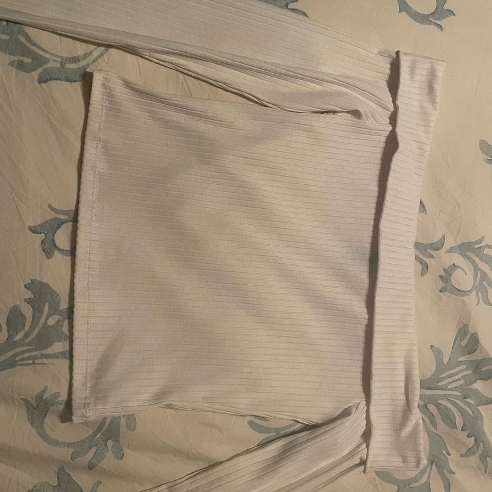 White Off-Shoulder Top